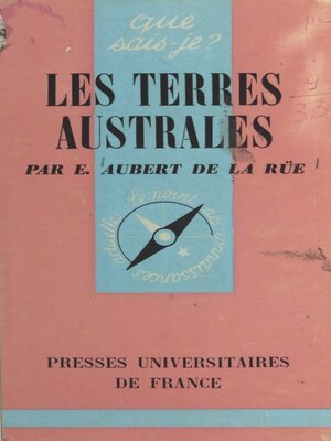cover image of Les terres australes